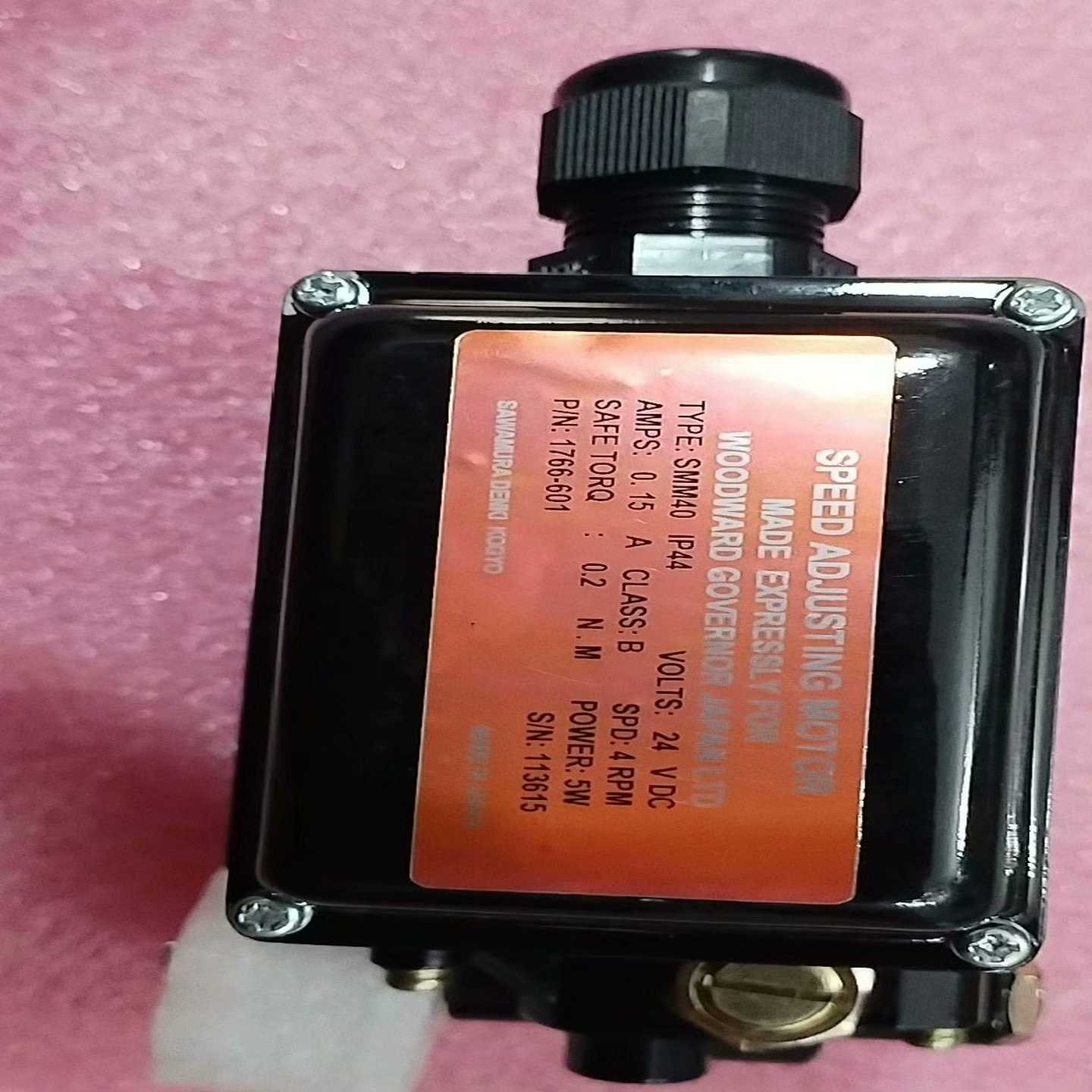 WOODWARD调速马达SMM40IP44型号176--议价商品