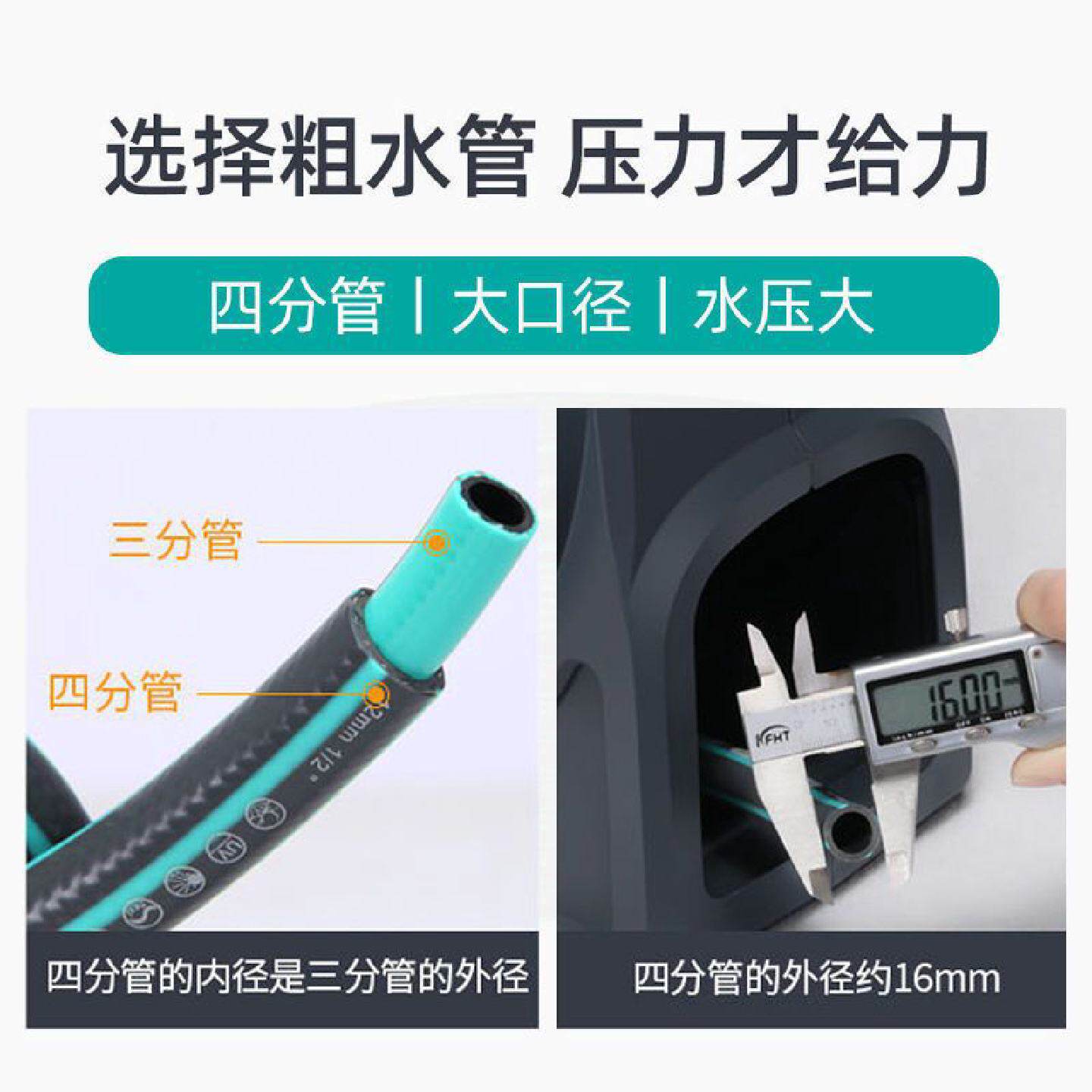 洗车水枪家用高压水枪自来水喷枪浇花水管软管冲刷车洗车神器套装