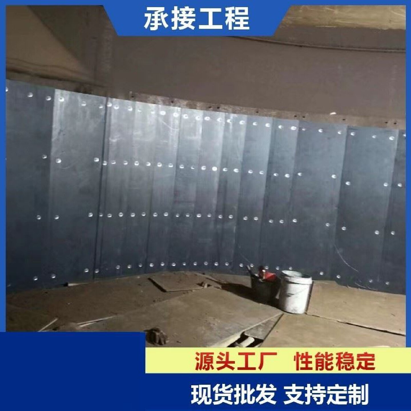耐磨陶瓷衬板三合一复合氧化铝陶瓷贴片定制耐高温阻燃管道煤仓衬