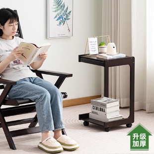 移动边几小茶桌子茶几沙发旁方几床头侧边柜网红简易家用迷你角几