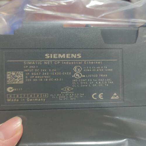 6ES7343-1EX30-0XE0裸机一个 没换壳不~询价