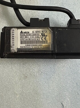 台达100W伺服电机ECMAC20401ES台湾原装功