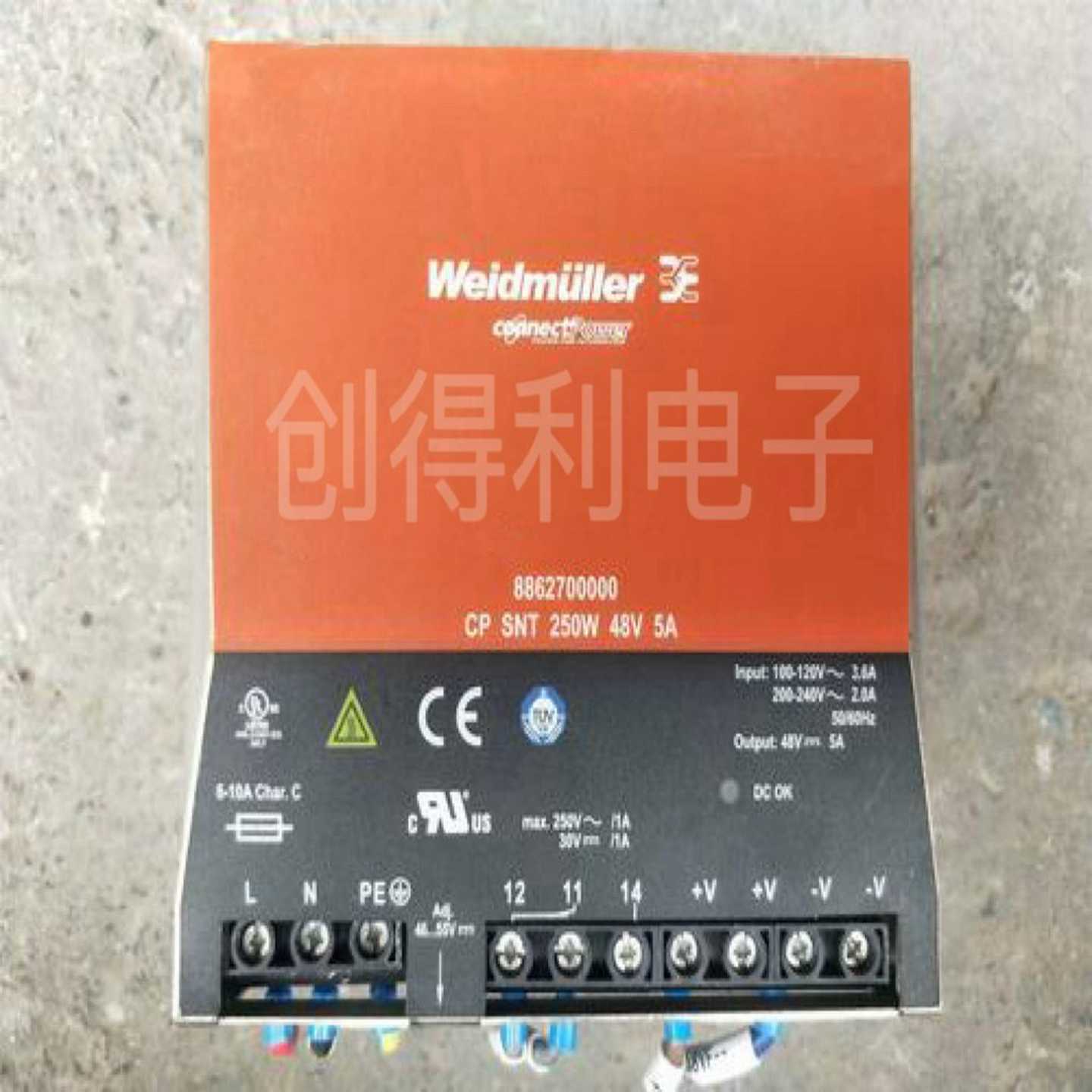 原装全新魏德米勒开关电源CPSNT250W48V5A