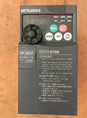 议价三菱变频器FRE7200.75K成色漂亮实物拍摄议价