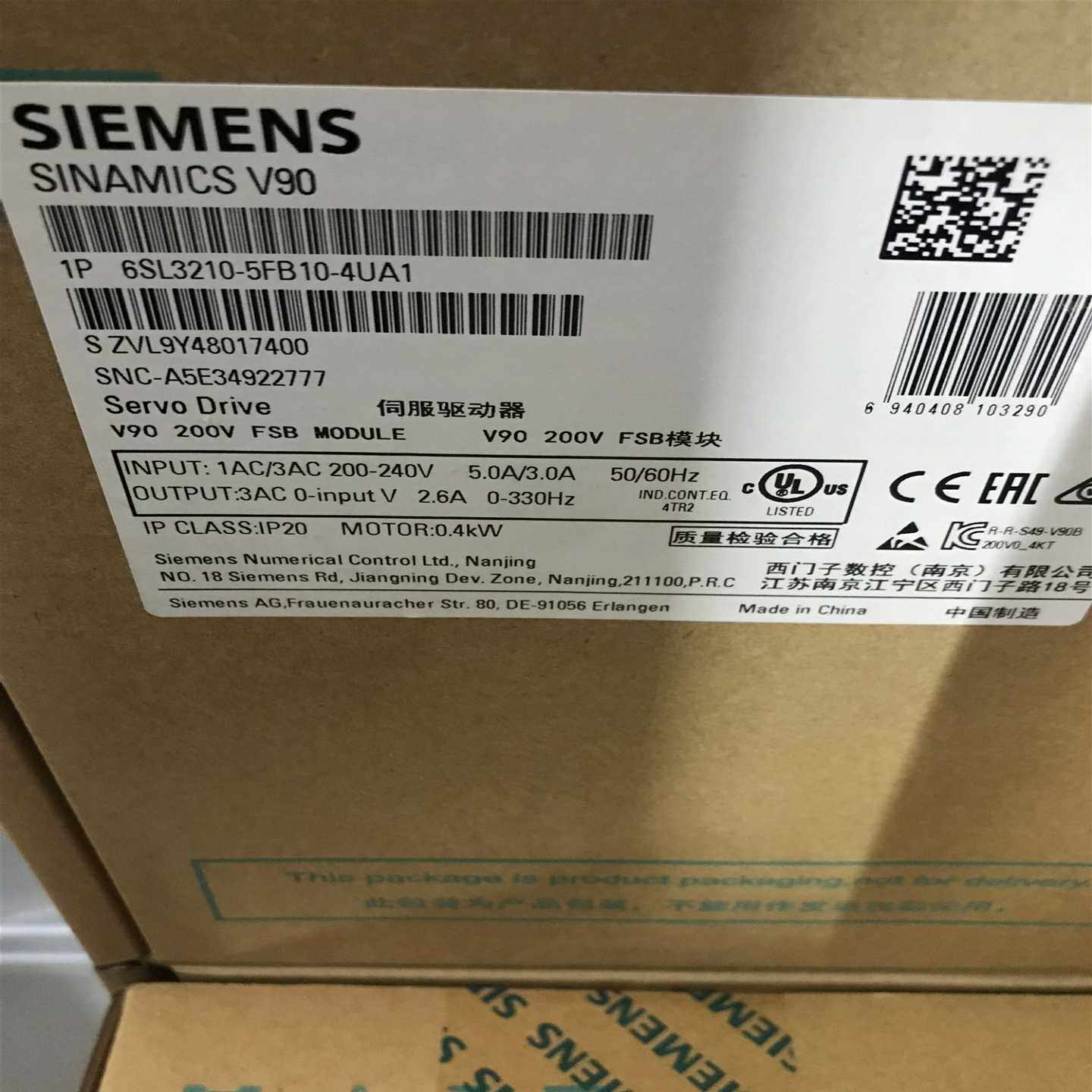 询价6SL3121-1TE21-8AA4伺服驱动器6SL3