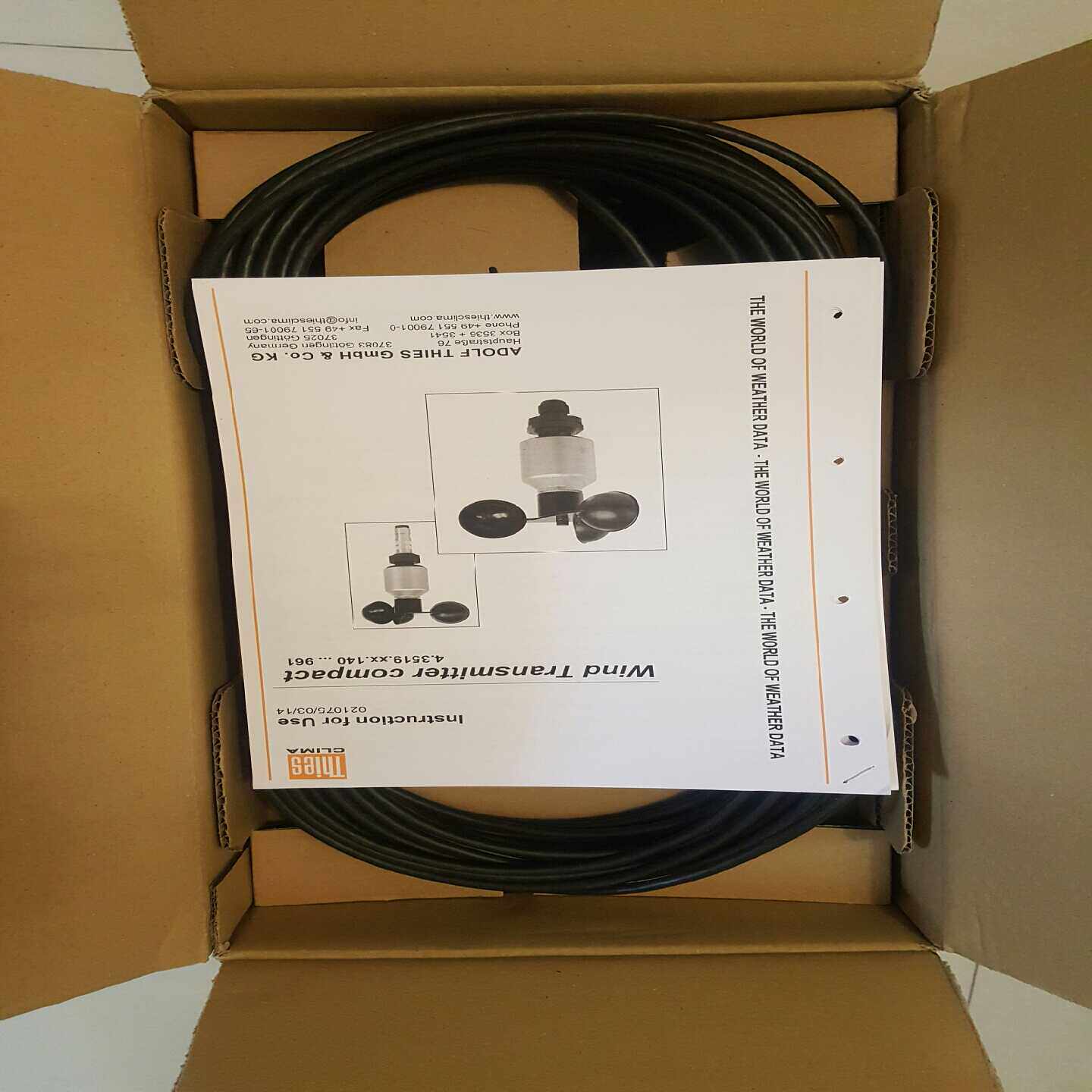 全新原装德国THIES风速风向仪4.3820.01.310全--议价商品