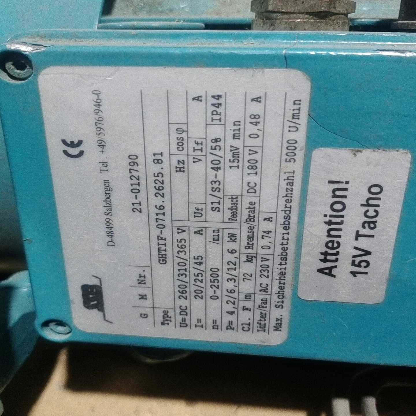 出一台SSB电机，型号GHTIF-0716.2625.81，--议价商品