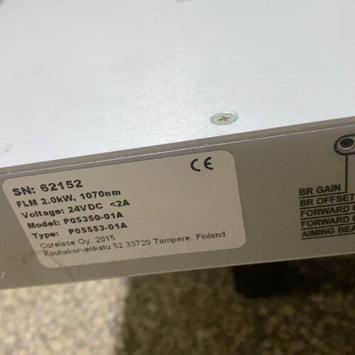 询价-芬兰Rofin激光器2.0kW功率1070nm波长