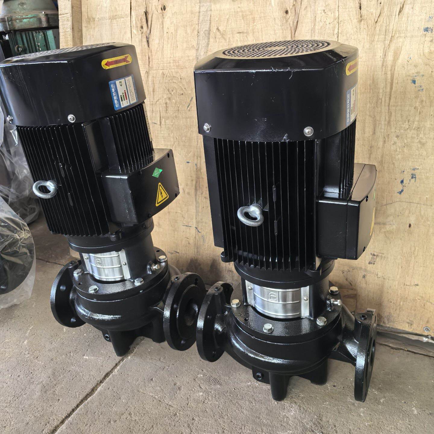 南方泵业立式管道泵循环泵增压泵管道离心泵5.5kw管道泵。品--议
