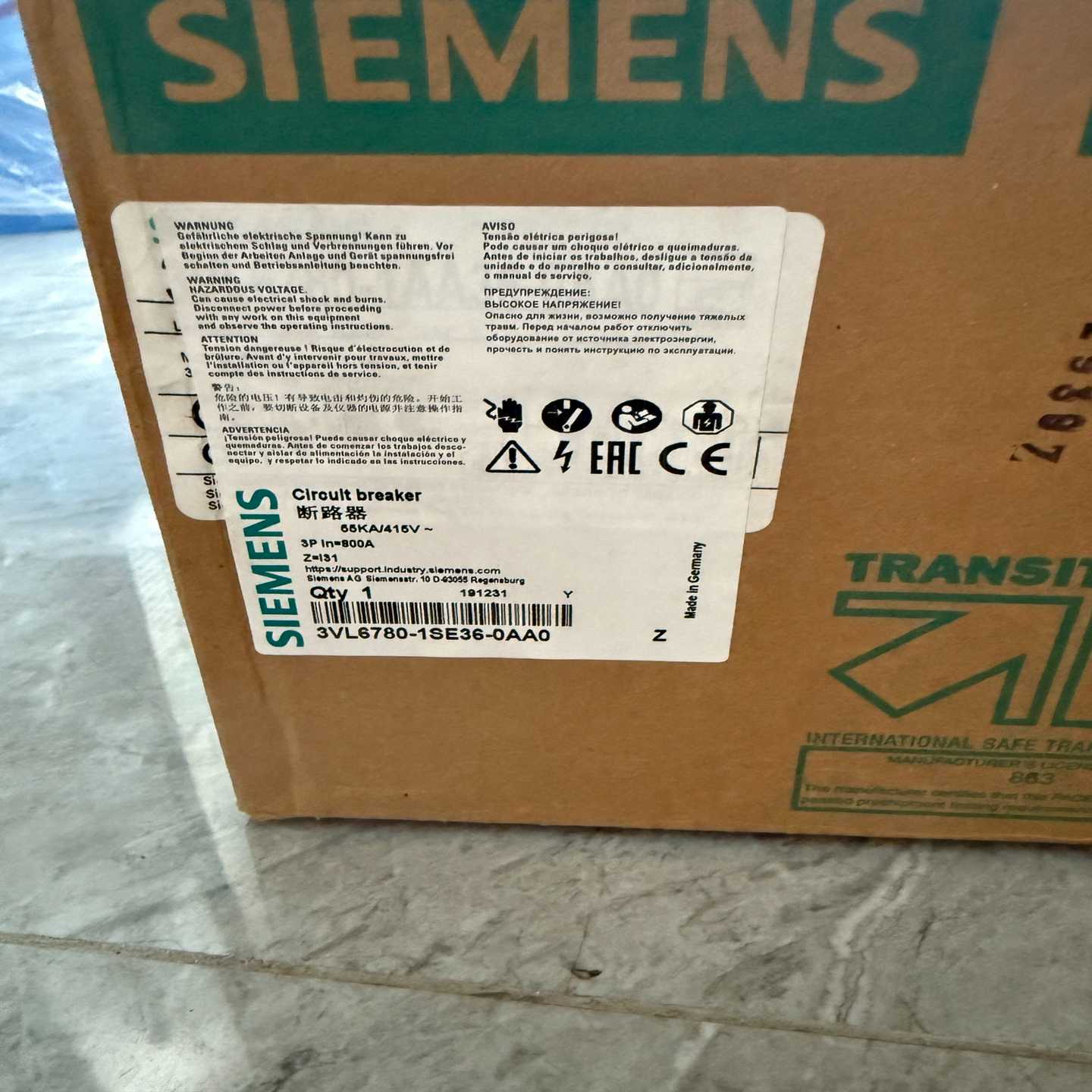 【议价】3VL6780-1SE36-0AA0适用