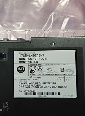 咨询-AB罗克韦尔CPU模块1785-L40C15/F现