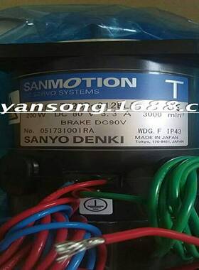 议价-T720B-012EL7三洋伺服马达T720T-072SANYODENKI山洋电机SANM