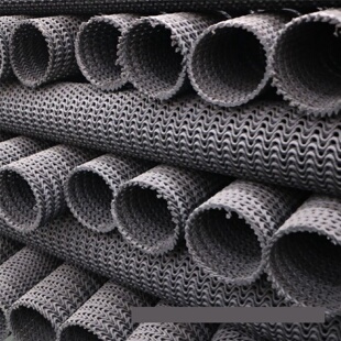 硬式透水管渗水管打孔波纹管盲管排水管绿化渗水管盲沟管滤水管