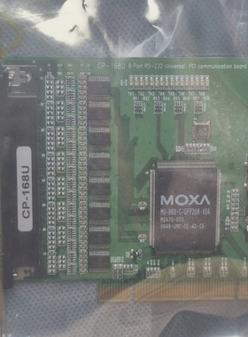 MoxaCP-168U8端口RS-232序列卡通用PCI-仅主板