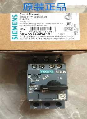 断路器3RV6011-0BA150.14-0询价