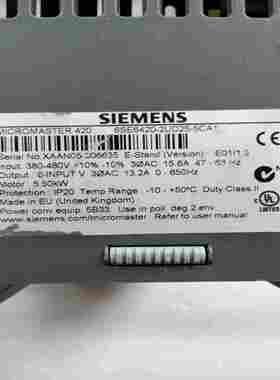 咨询-420变频器6SE6420-2UD25-5CA1