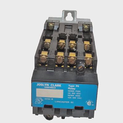 JOSLYN CLARK P66076 CONTROL RELAY 6 N.O. CONTACTS 10A 110120