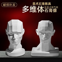 柏盛繪多維體雕塑3D頭部模型教具人物頭像體頭素描分面切面石聚彩