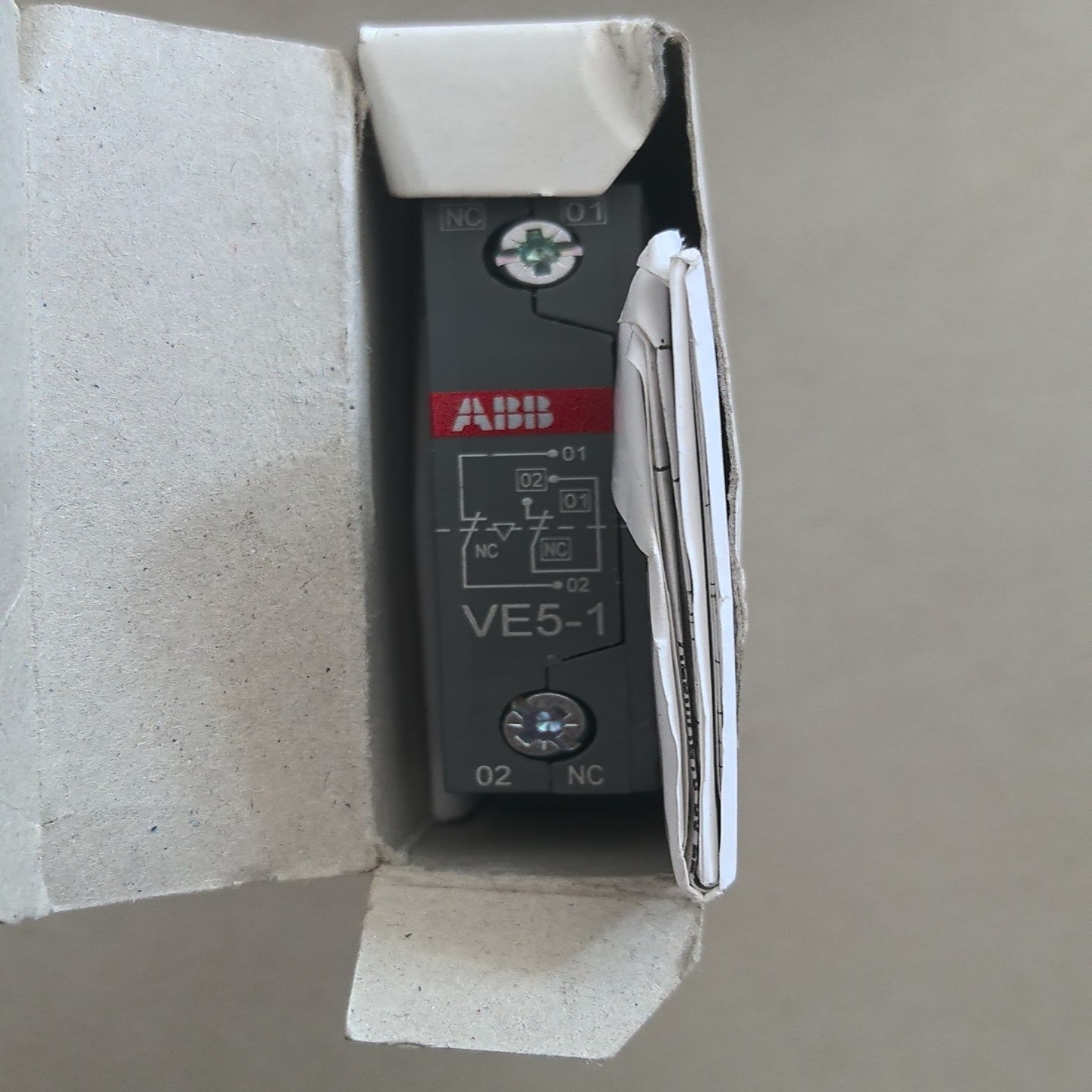 正品ABB接触器附件VE5-1--议价商品