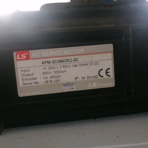 LS伺服电机APMSC06ADK2SC拆机议价-议价