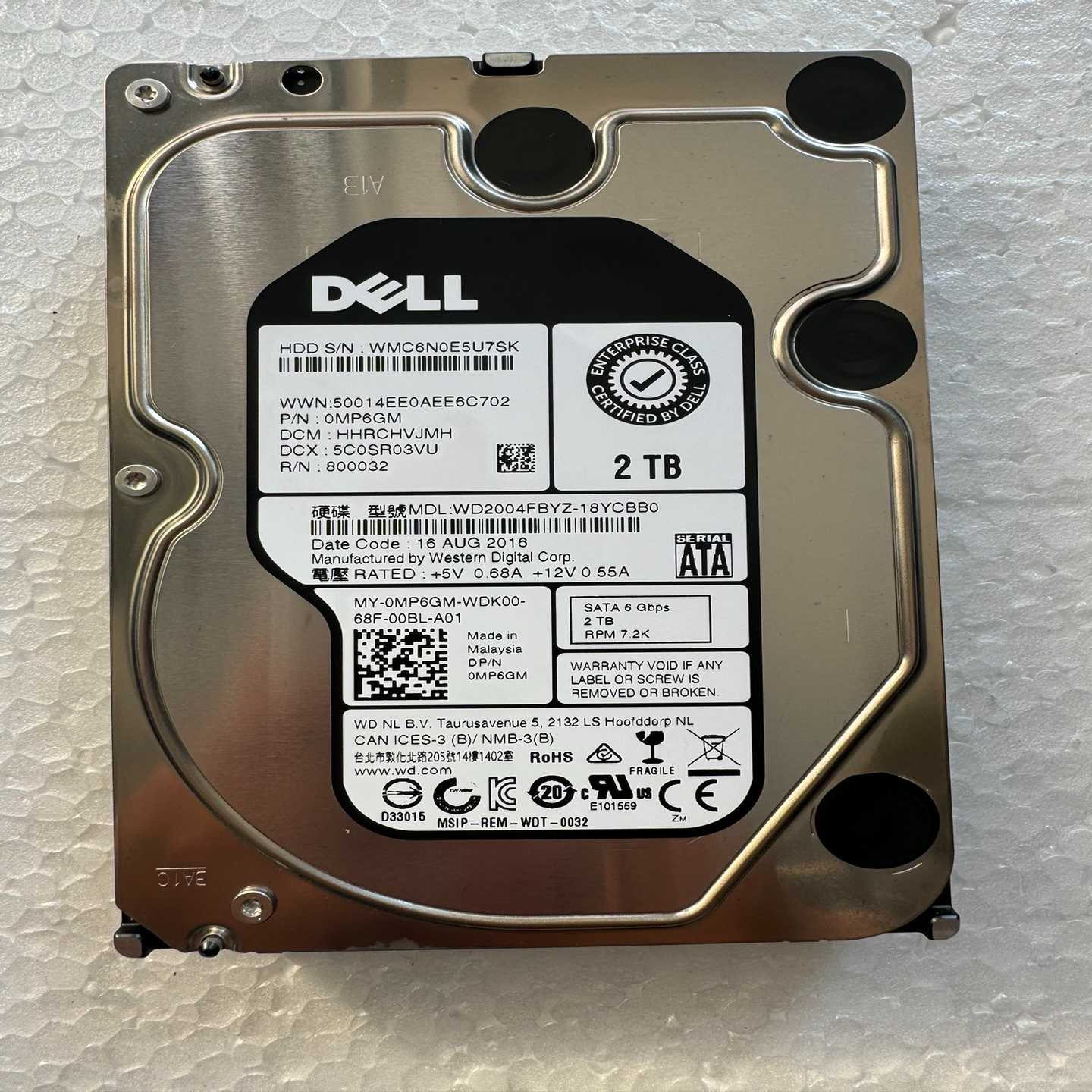 议价原装/Dell戴Z尔拆机0MP6GMWD2004FBYZ现货/维修