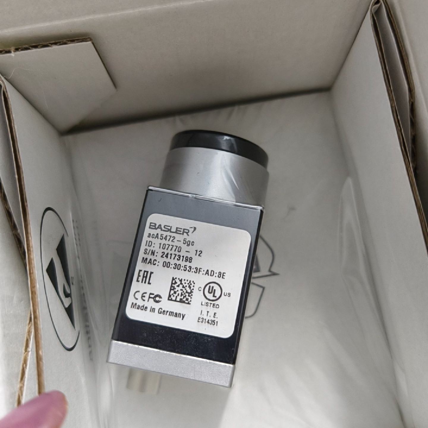 全新巴斯勒Basler acA5472-5gc工业相机，德国--议价商品