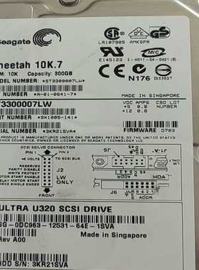 （议价）Seagate/希捷ST3300007LW10K300