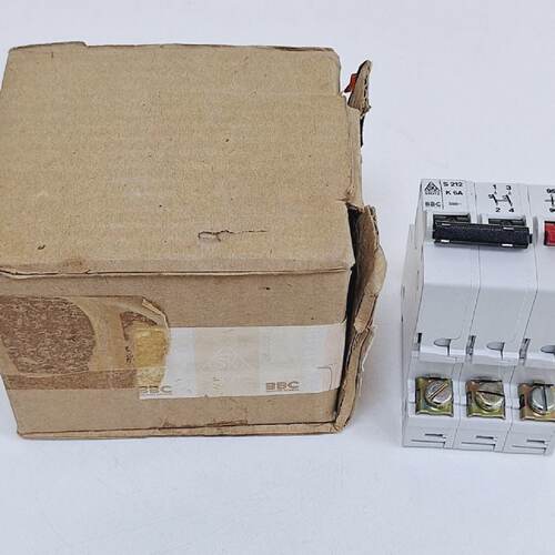 BBC Brown Boveri S212  K6A Stotz SK Circuit Breaker 380V