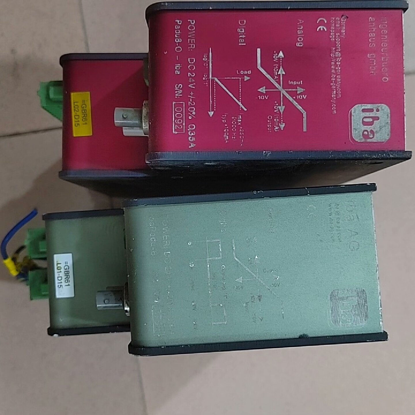 iba伊霸控制器两台德国ibaPADU8控制器拍前询价