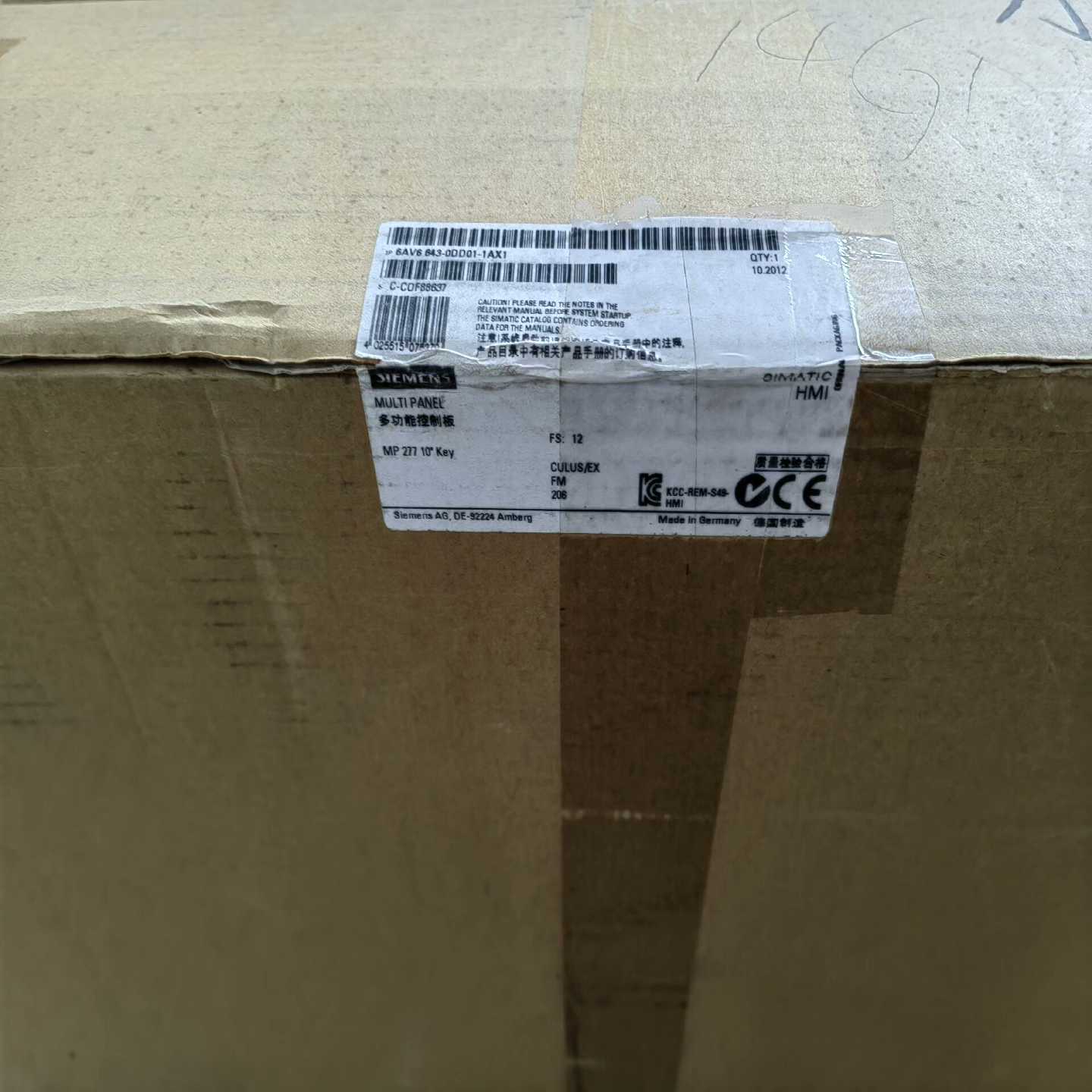 MP277触摸屏6AV6643-0DD01-1AX1询价