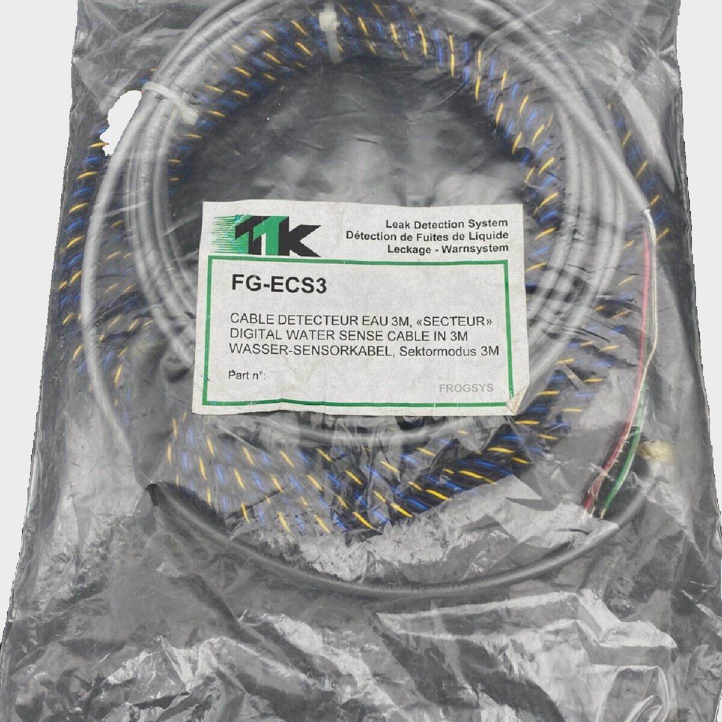 TTK FROGSYS FGECS3 WATER DETECTOR CABLE 3M M MAINS x1pc