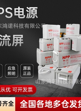 NPP蓄电池NPG12-24Ah胶体蓄电池12V24AH直流系统UPS电源储能