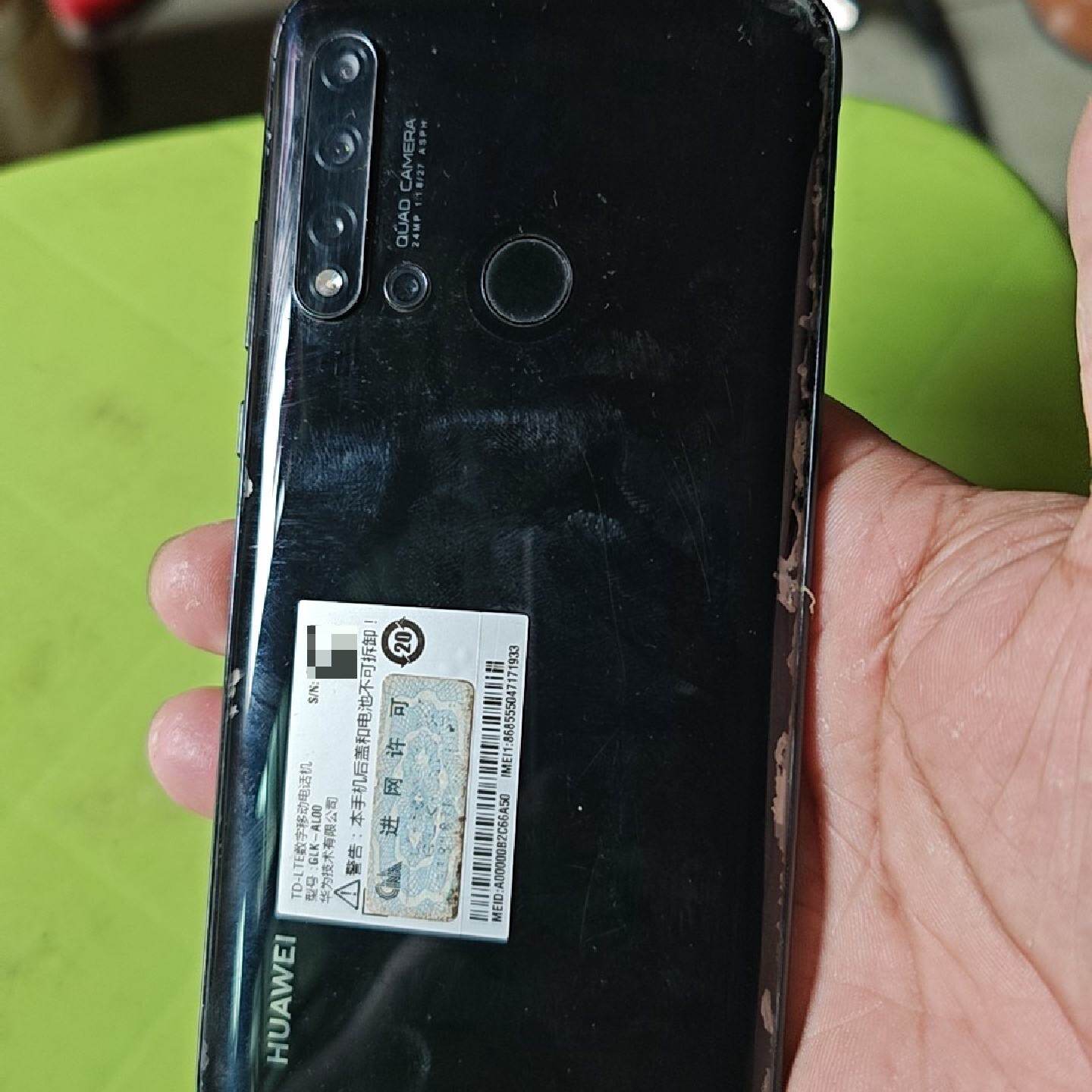 议价华为nova5i6128G黑色可维修