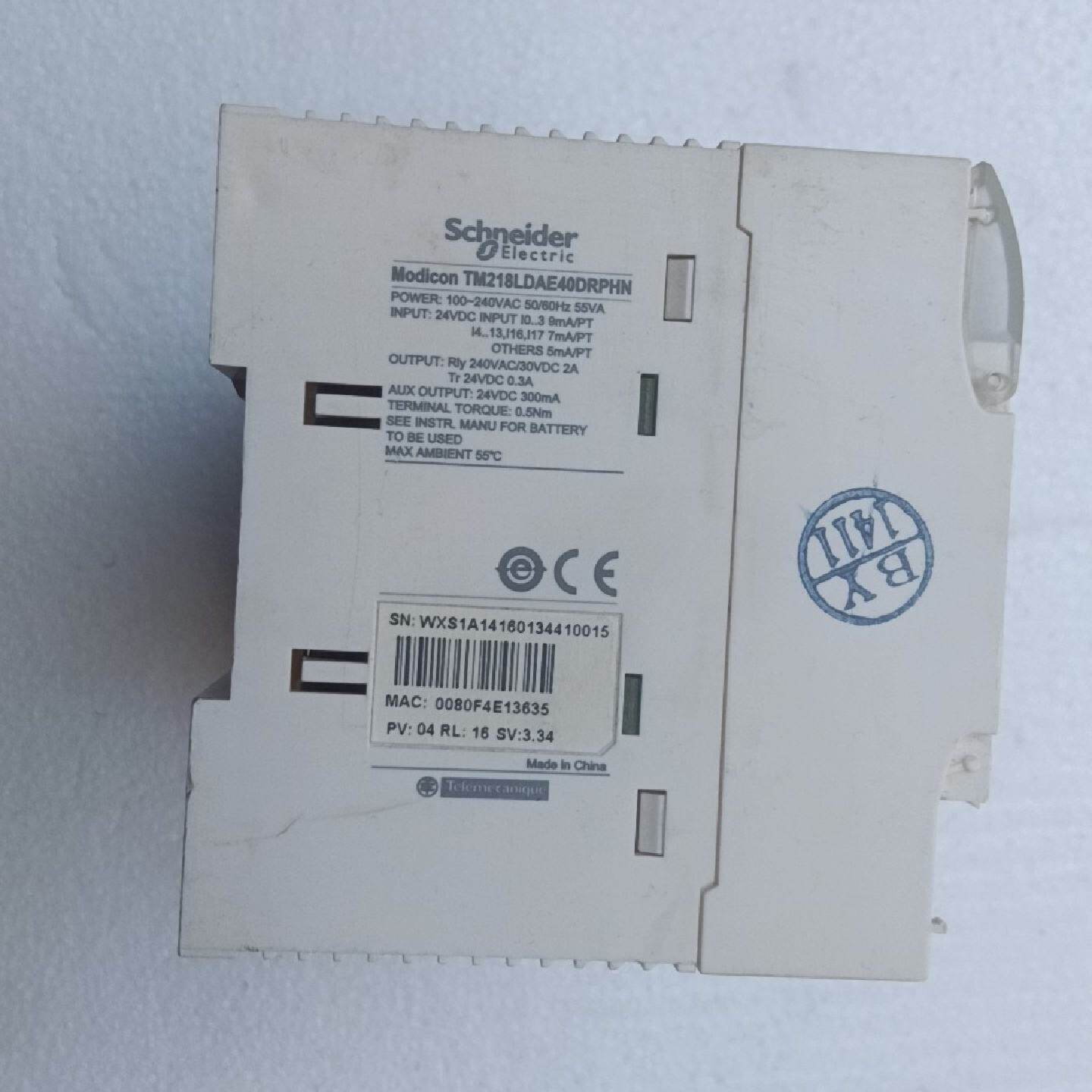 施耐德最新款PLC 带网络插头可远程操控TM218LDAE4--议价商品