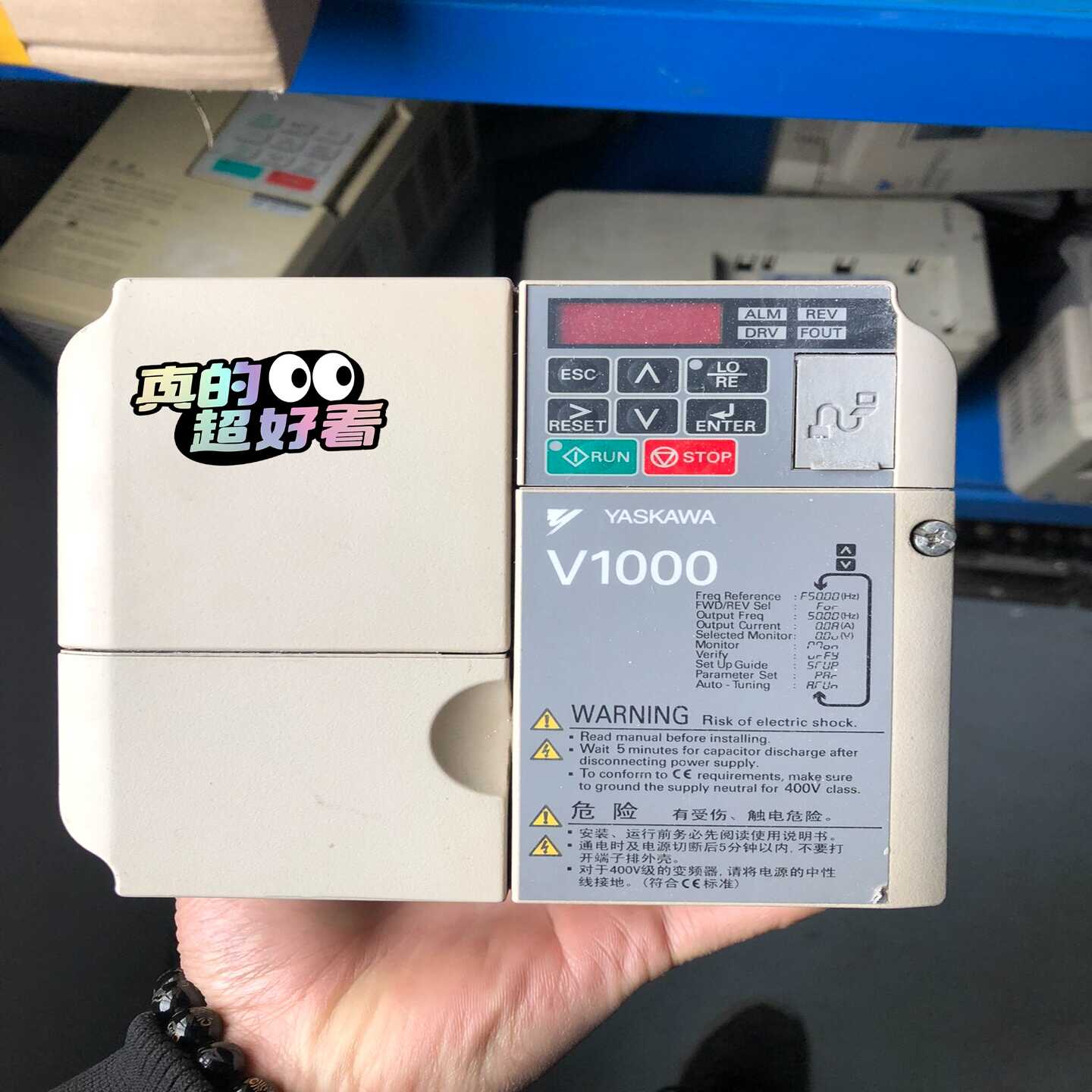 【议价】安川变频器CIMR-VB4A0011BBA5.5KW/3适用