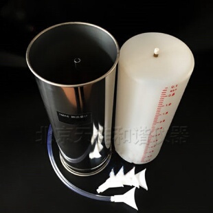 不锈钢外筒生物体育器材教学仪器 16016简易肺活量计5.5L浮筒式