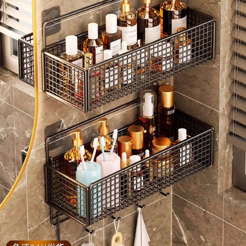 Bathroom Shelf Free Punching Wall Mount Wall Bathroom Shelf