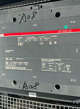 议价ABB接触器AF165030拆机件成色还可以功能