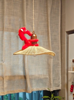 红色小马吊灯装饰玩偶挂件2026马年吉祥物新年喜庆氛围创意小挂饰