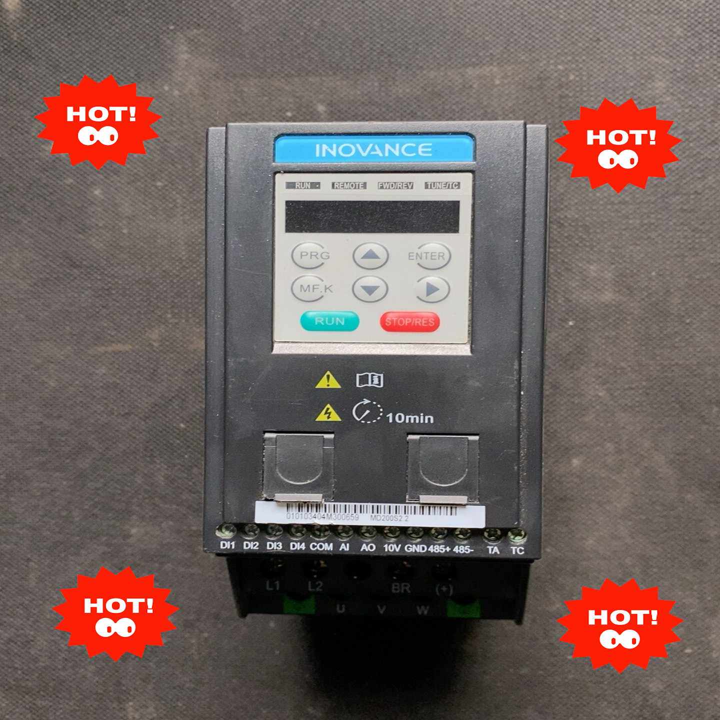 汇川变频器MD200S2.2220V2.2kw测试询价