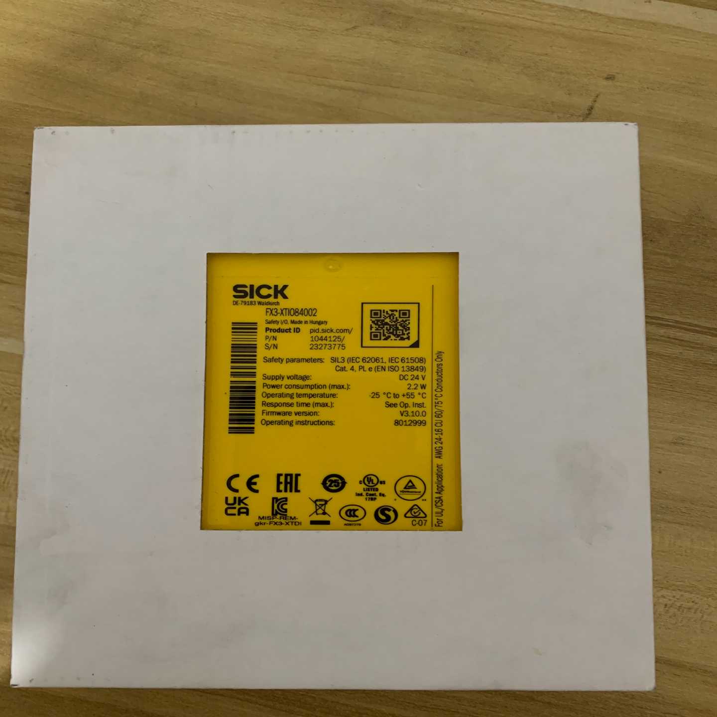 全新西克SICK安全继电器FX3-XTIO84002货号