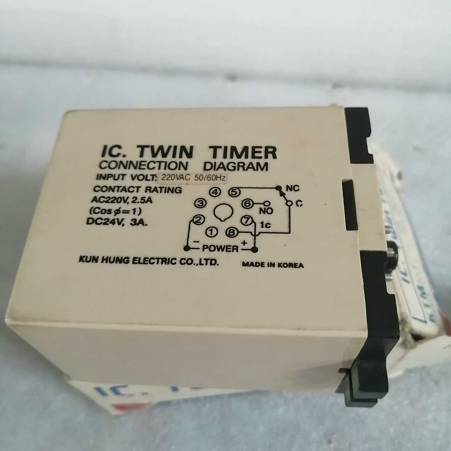 全新KOINO建兴时间继电器，型号KTM-1T，支持AC22-议价