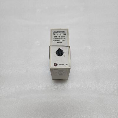 ELECTROMATIC SM115220 CURRENT LEVEL RELAY 220VAC