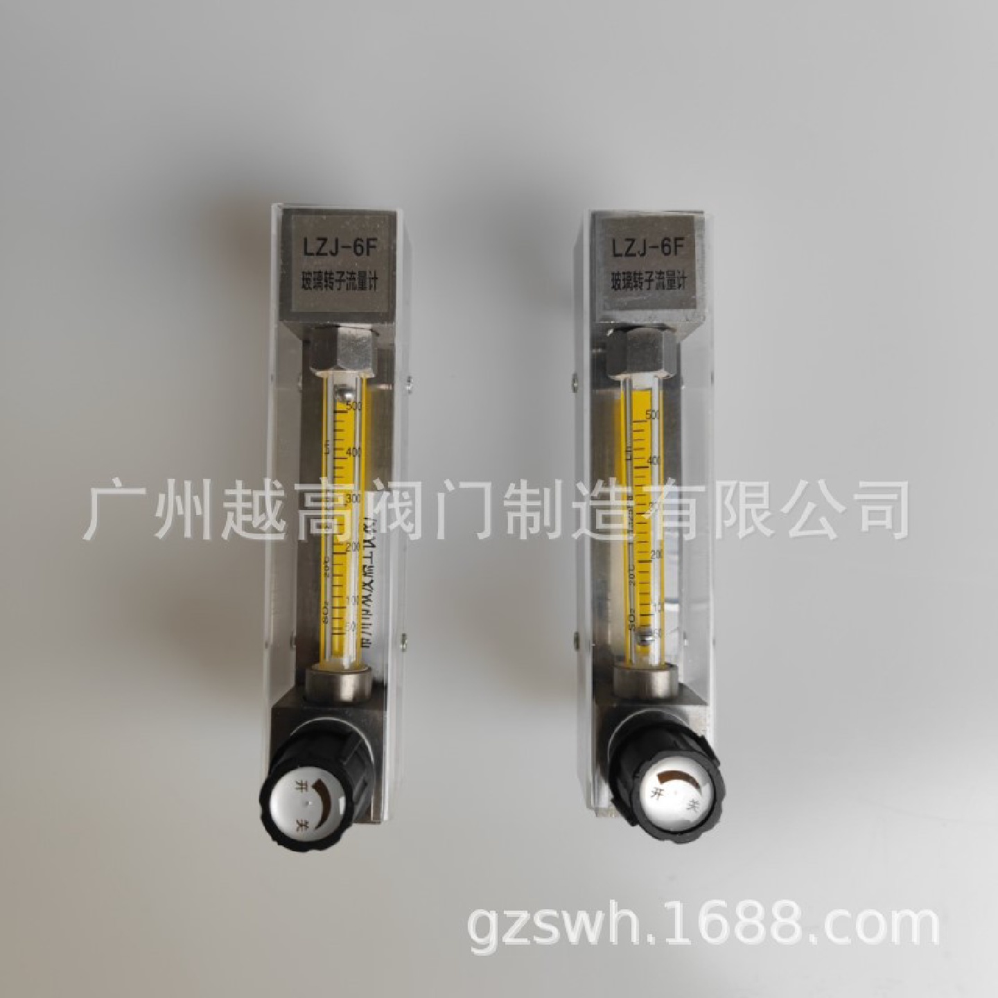 玻璃转子流量计LZJ-6F面板式浮子流量计LZB-10WB不锈钢防腐流量计