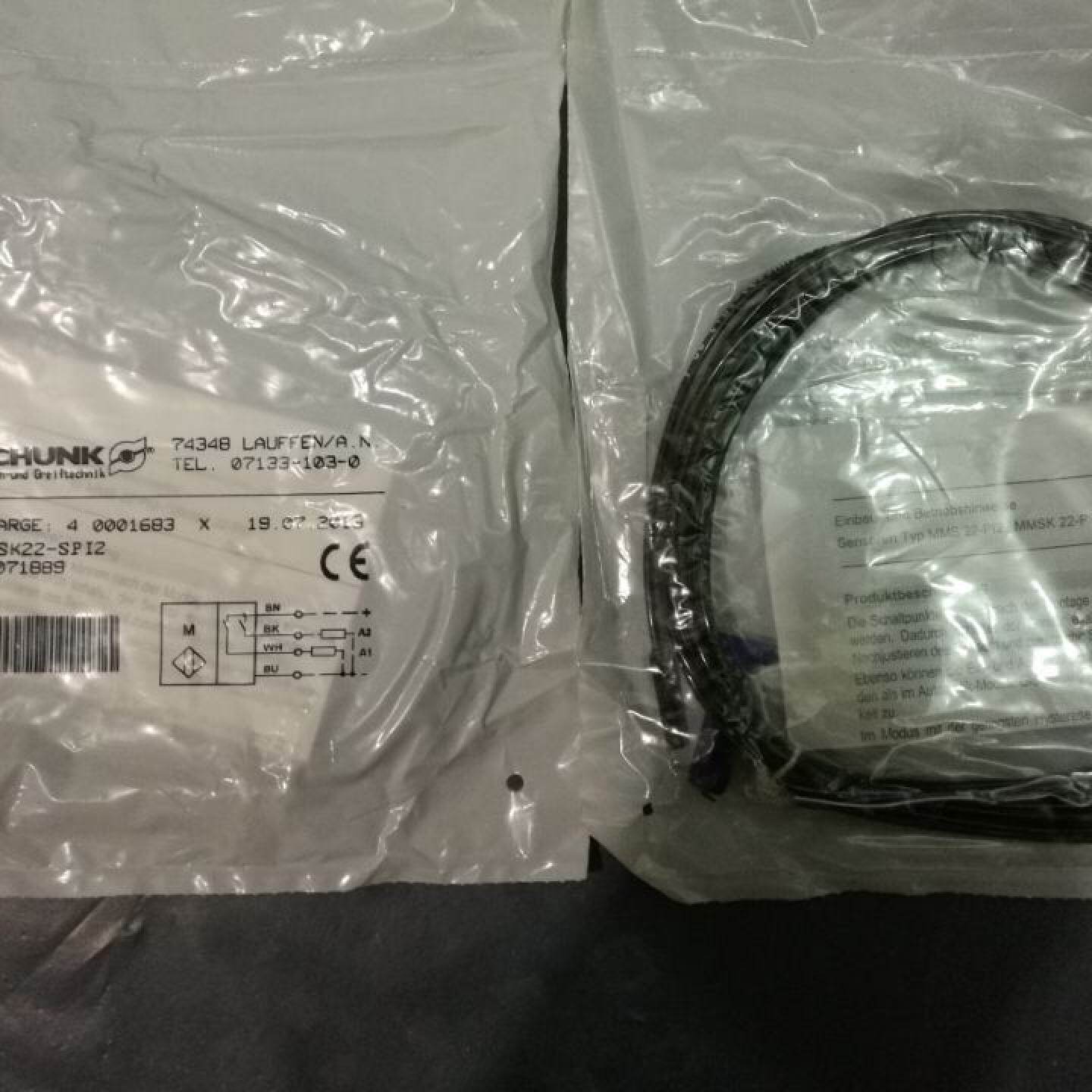 议价雄克 全新自动化气动连接磁性开关线 MMSK22-SP12 30071889