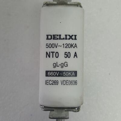 Delixi NT0 50A Fuses 500V120kA 660V50kA  NEW Lot of 11pcs
