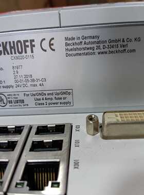 倍福CX9020-0115摸块EL1889EL208