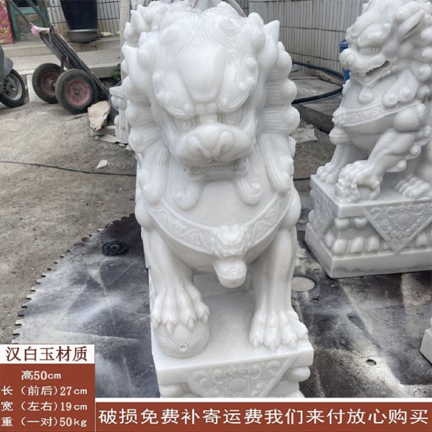 石雕拴马桩青石仿古做旧石狮子拴马柱庭院室内外落地门口别墅摆件