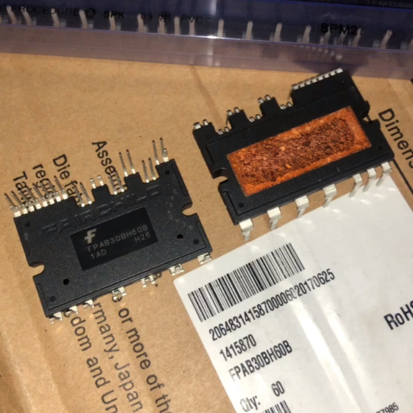 议价全新仙童FPAB30BH60B现货库存276个想要议价可维修 - 实物图