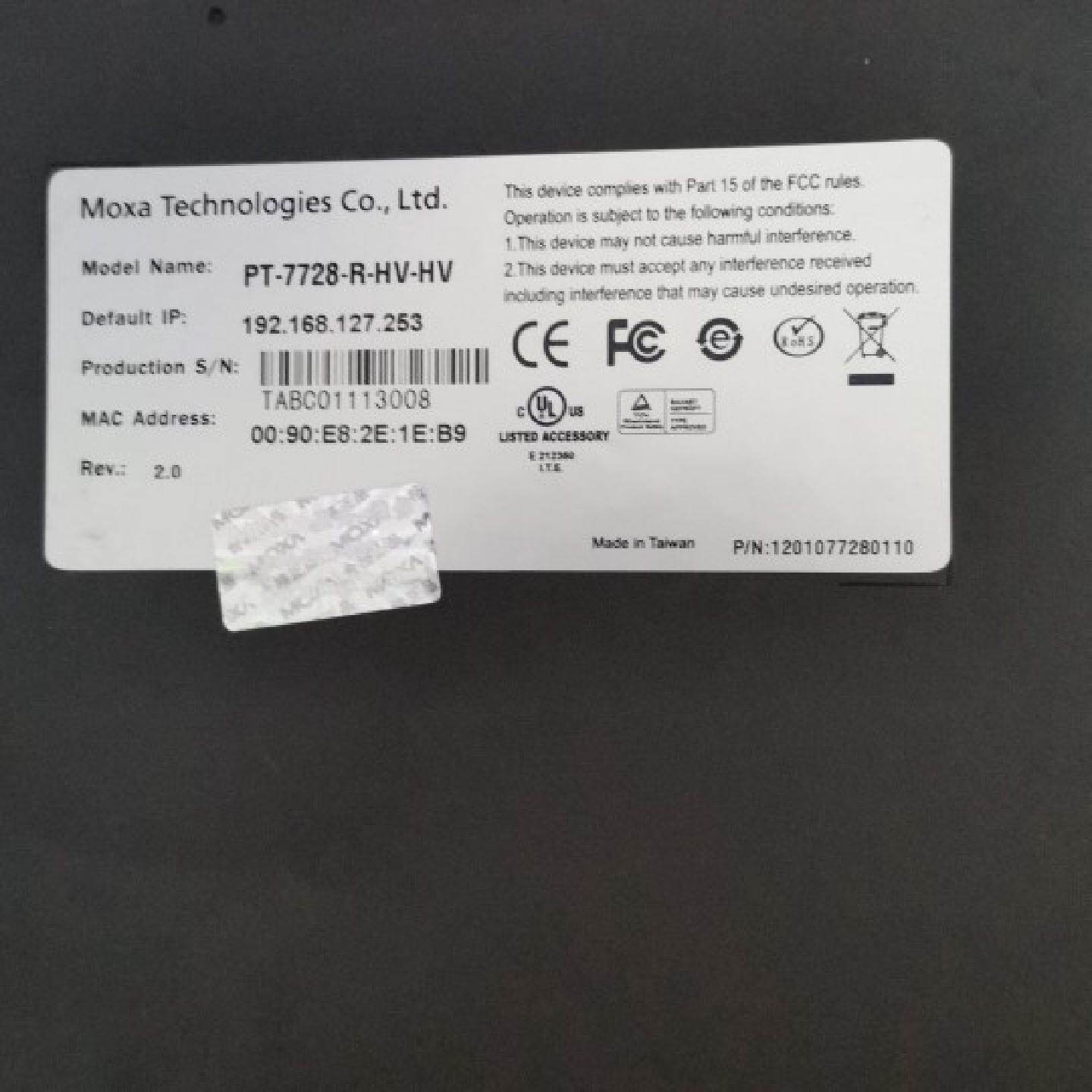 议价moxa 摩莎PT-7728-R-HV工业以太网可网管交换机，4光口24电口